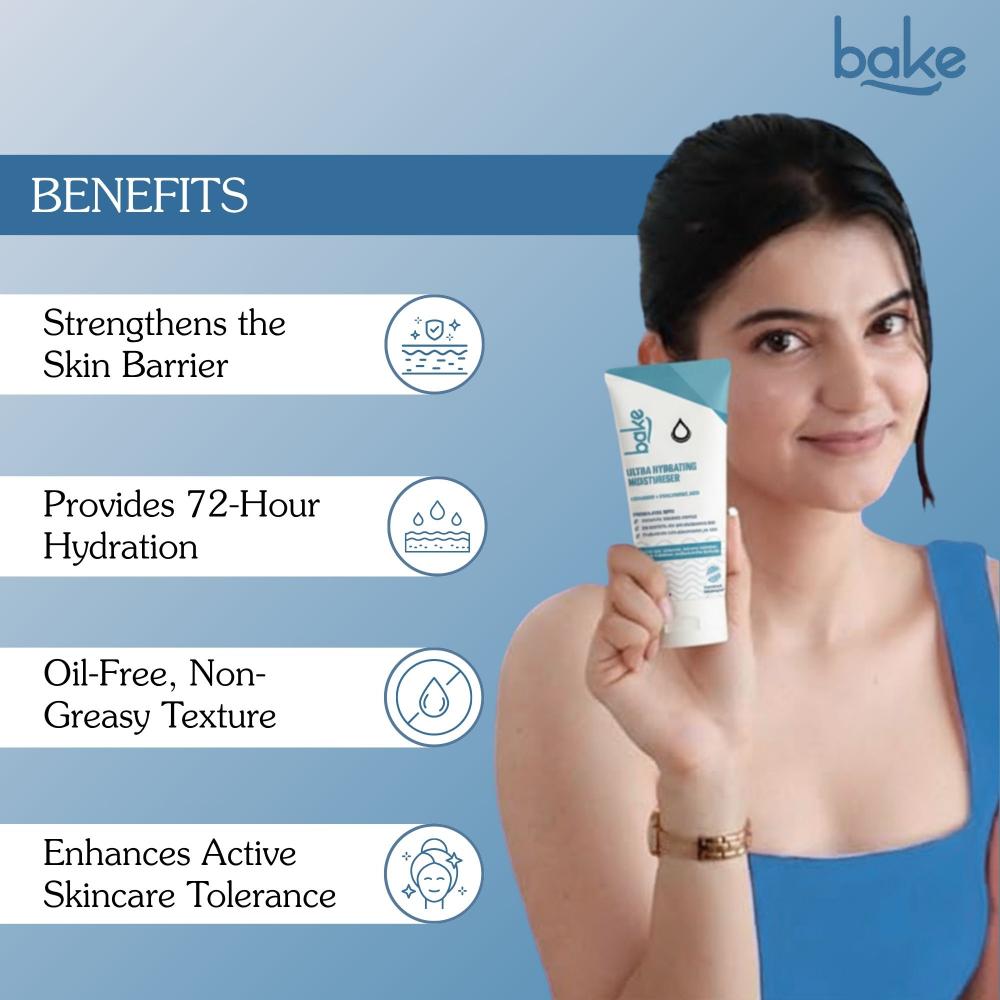 Ultra Hydrating Face Moisturizer with 3 Essential Ceramides for Barrier Repair-72H Hydration
