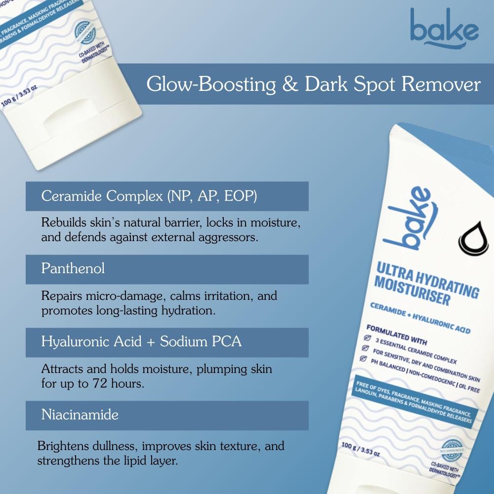 Ultra Hydrating Face Moisturizer with 3 Essential Ceramides for Barrier Repair-72H Hydration