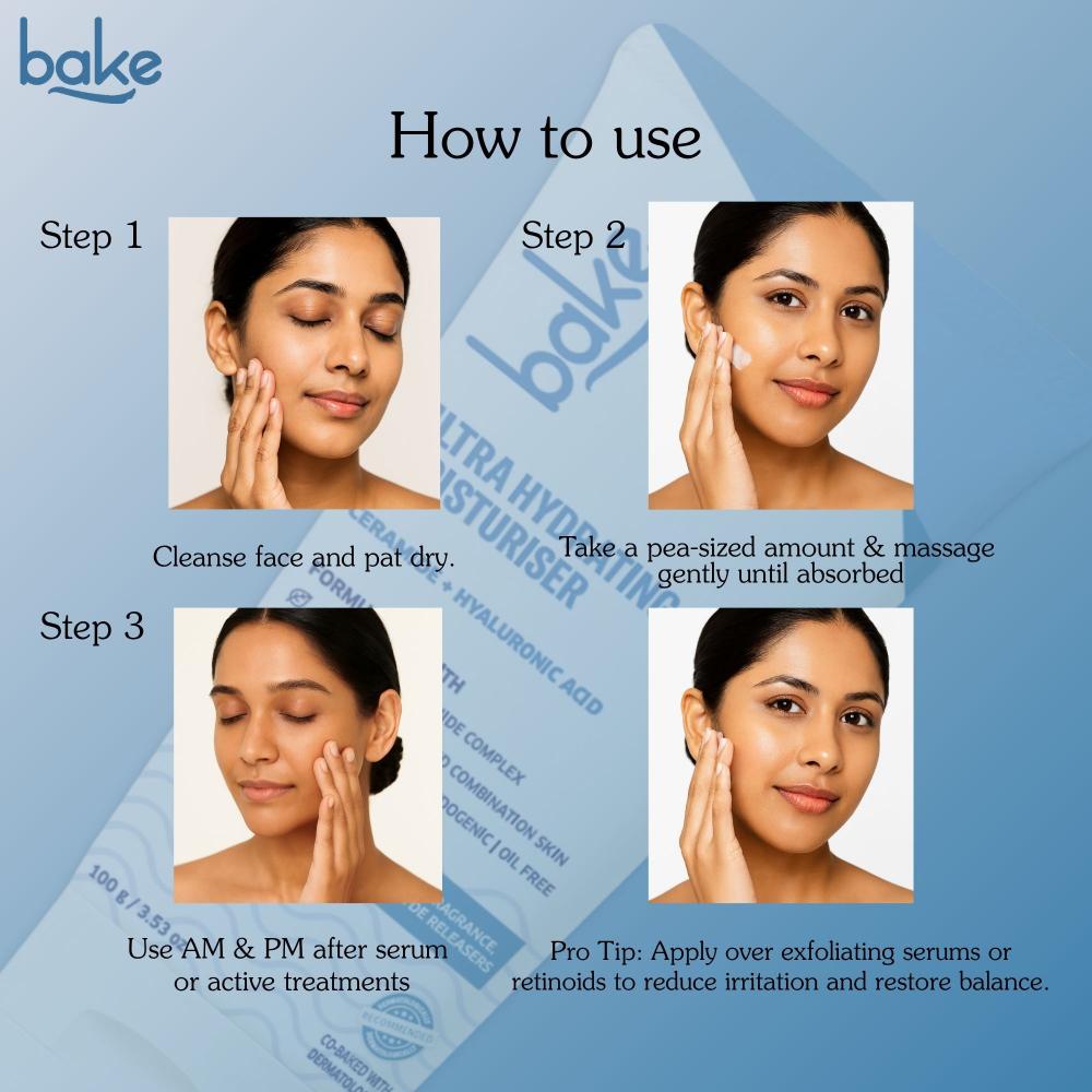 Ultra Hydrating Face Moisturizer with 3 Essential Ceramides for Barrier Repair-72H Hydration