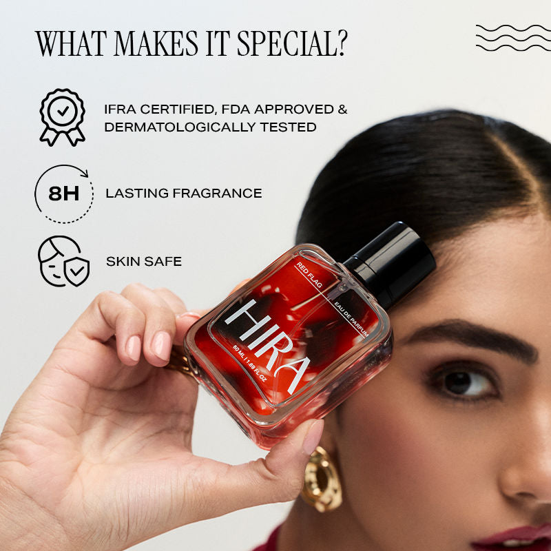 Red Flag Long-Lasting Eau De Parfum for Women (Tuberose, Patchouli, Floral, Woody)