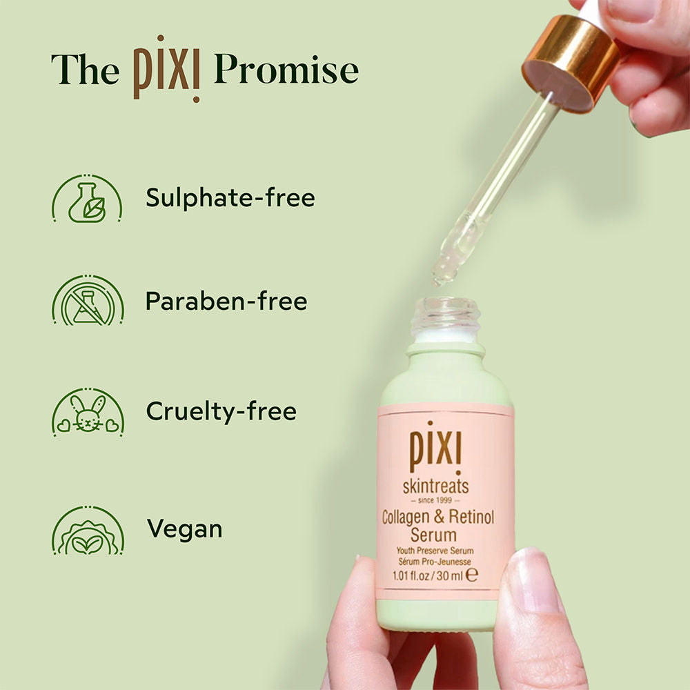 Botanical Collagen & Retinol Serum To Boost Radiance and Softens Fine Lines