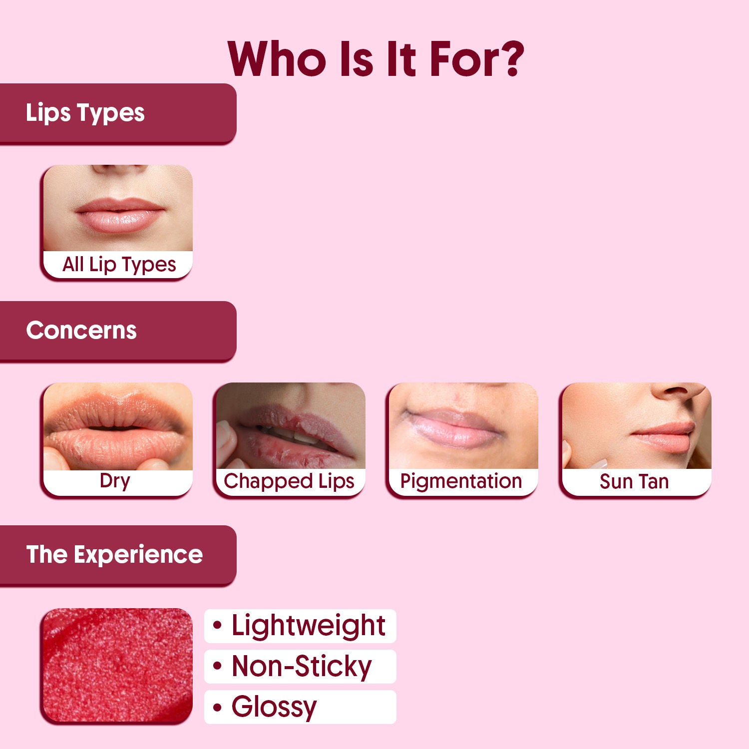 Beetroot Tinted Lip Balm SPF 50 PA++++,Dry & Dark Pigmented Lips,Kojic Acid & Ceramide