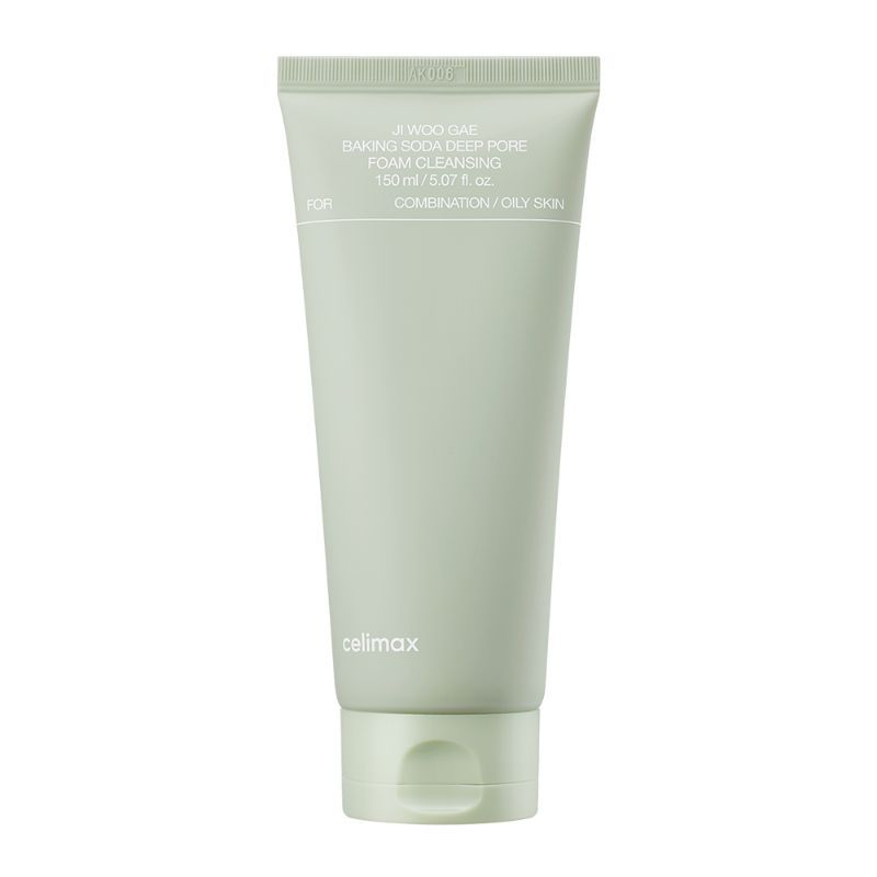 Baking Soda Jiwoogae Foam Cleanser, Deep Pore Purifying & Oil-Control Face Wash
