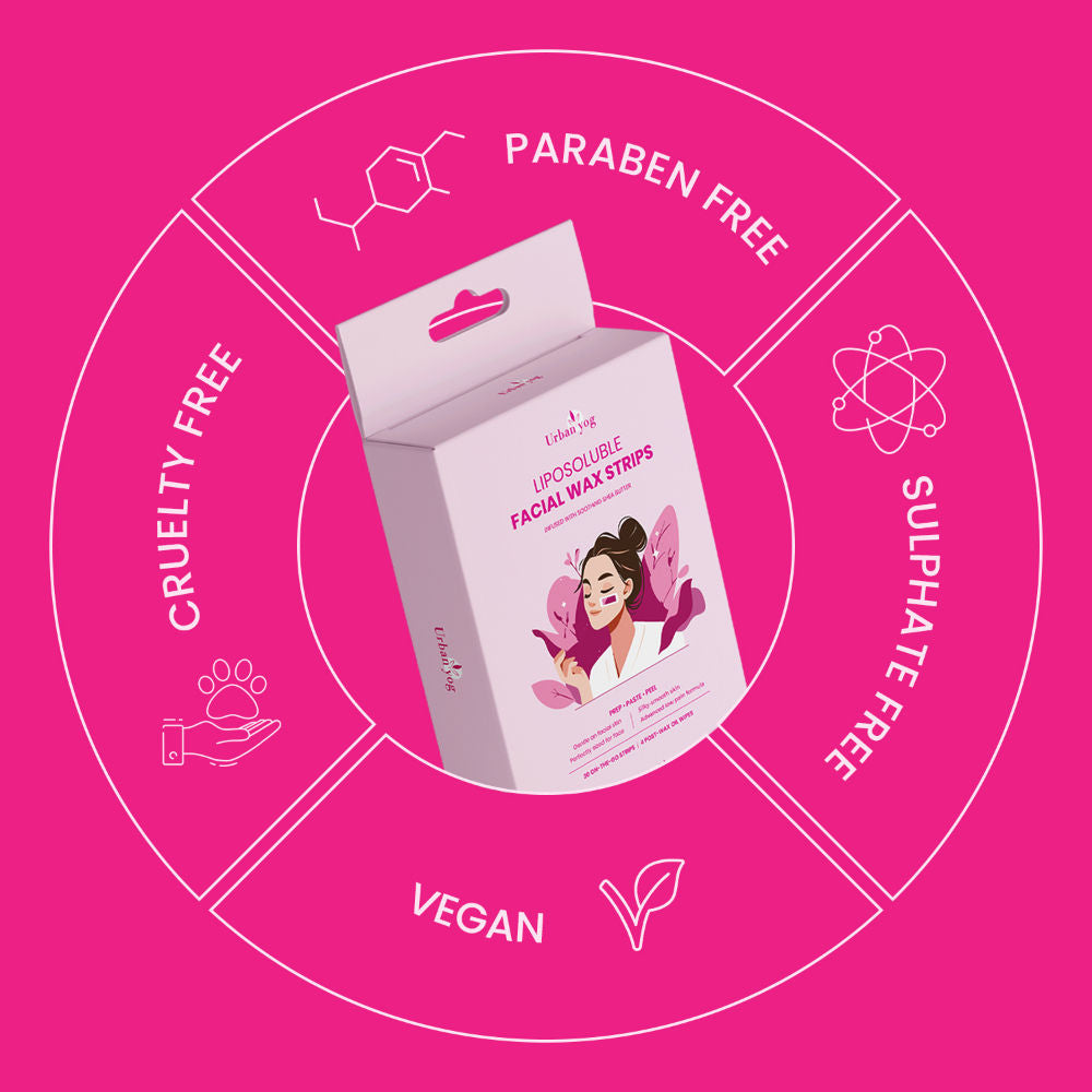 Liposoluble Facial Wax Strips
