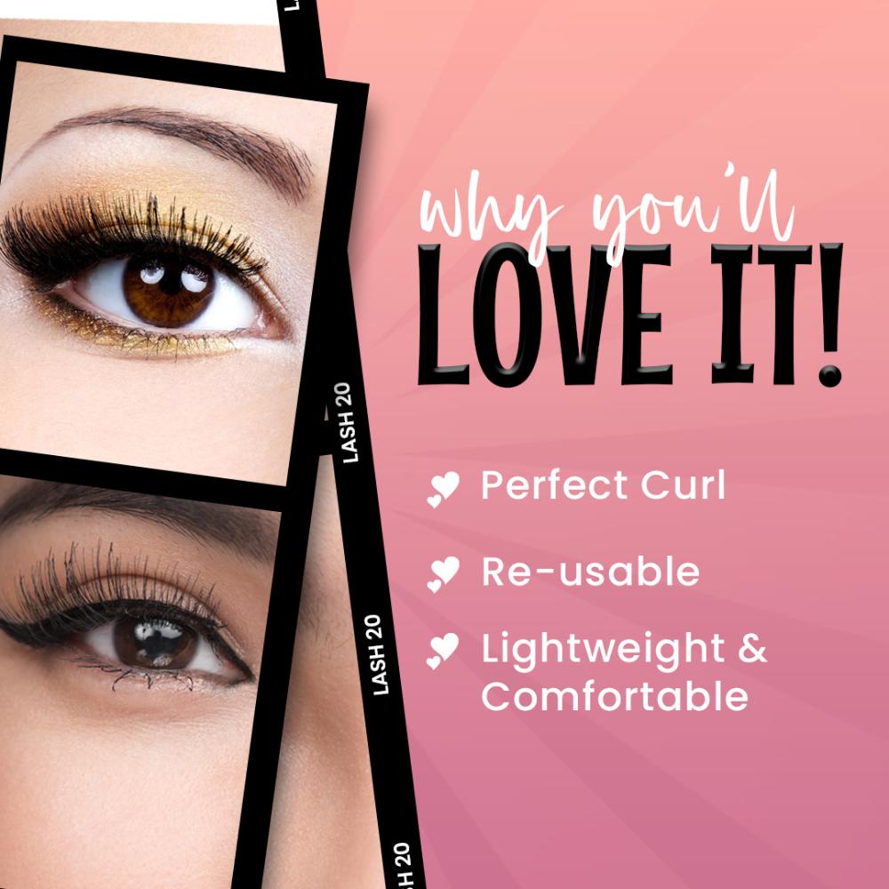 Highlash False Eyelashes Set - 01 Natural
