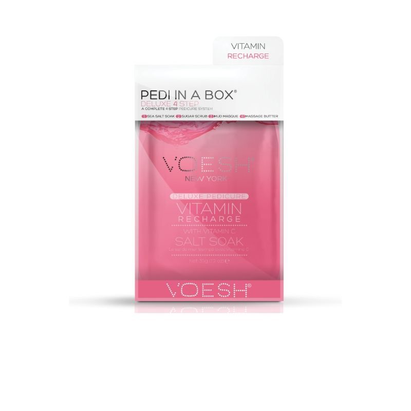 Deluxe Pedicure In A Box (4 Step) - Vitamin Recharge