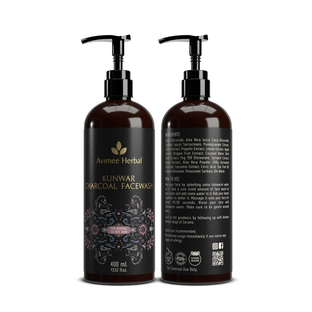 Kunwar Charcoal Facewash With Activated Charcoal