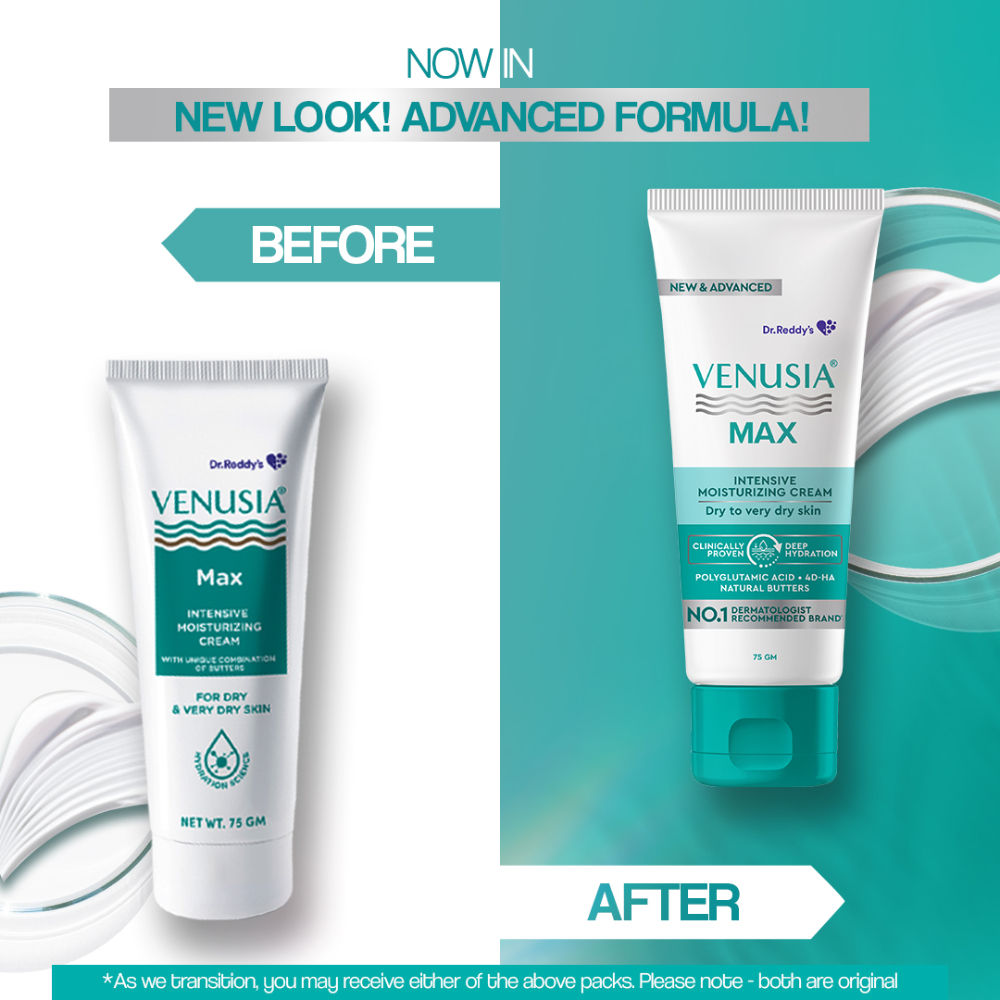 Max Intensive Moisturizing Cream Dry To Very Dry Skin With 4D Hyaluronic + Polyglutamic Acid