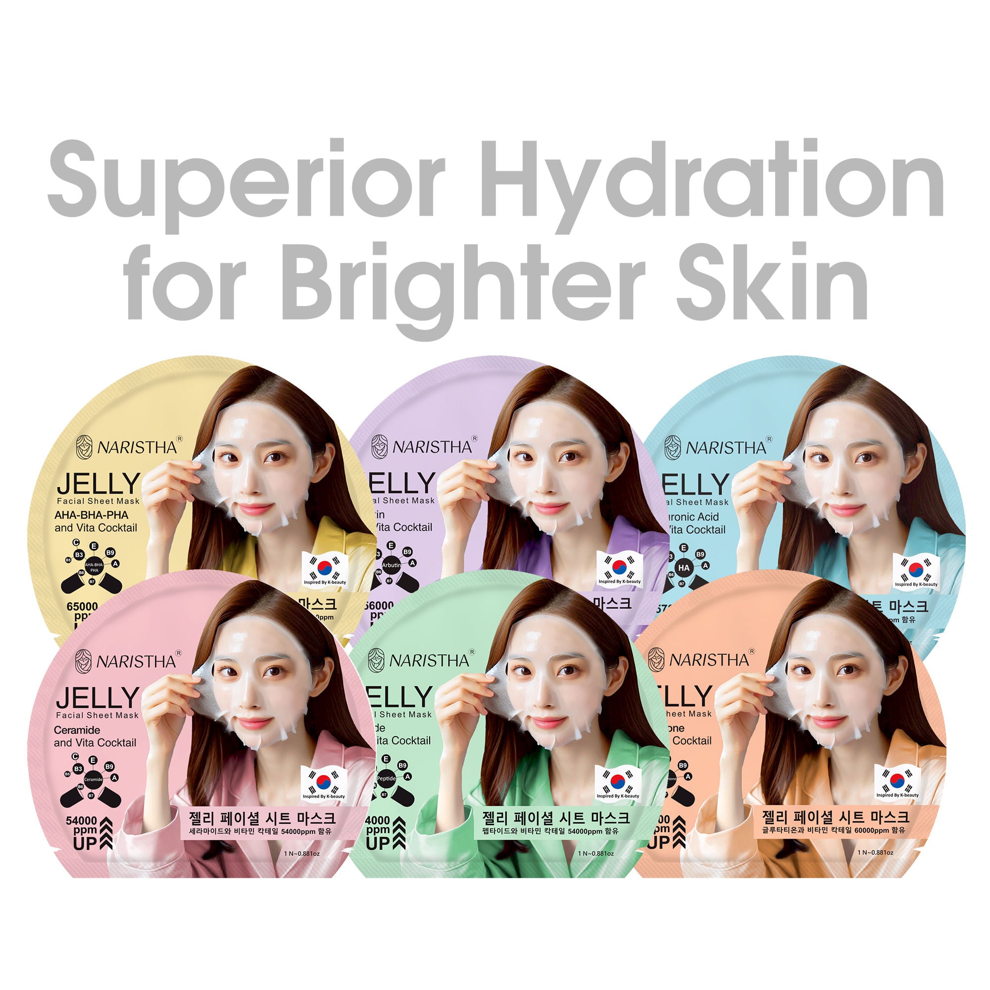 Ceramide Jelly Facial Sheet Mask - Ceramide & Vita Cocktail