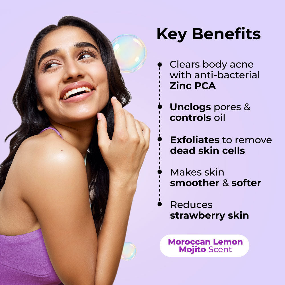 Hula Hoop Exfoliating Body Wash by Foxtale , Exfoliates & Smoothens