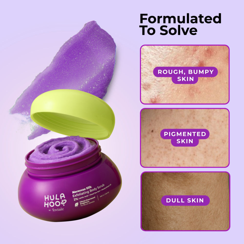 Hula Hoop Moroccan Silk Exfoliating Body Scrub