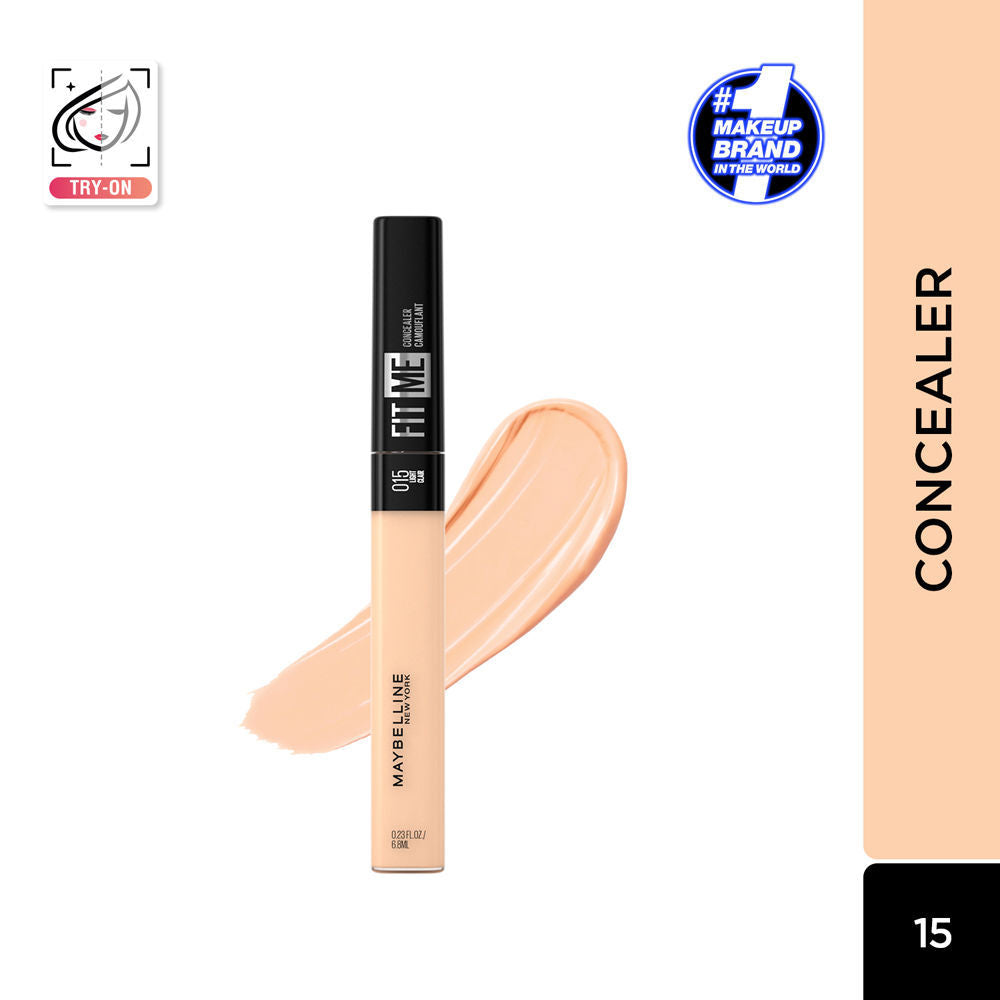Fit Me Concealer, Oil-free Liquid Concealer for Oily and Dry Skin - Fair - 15 Fair