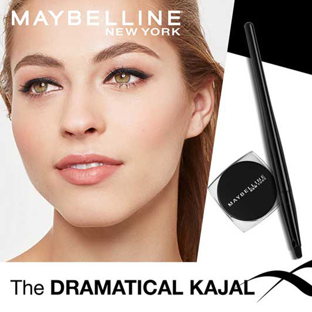 Lasting Drama Gel Eyeliner With Expert Eyeliner Brush - 01 Black