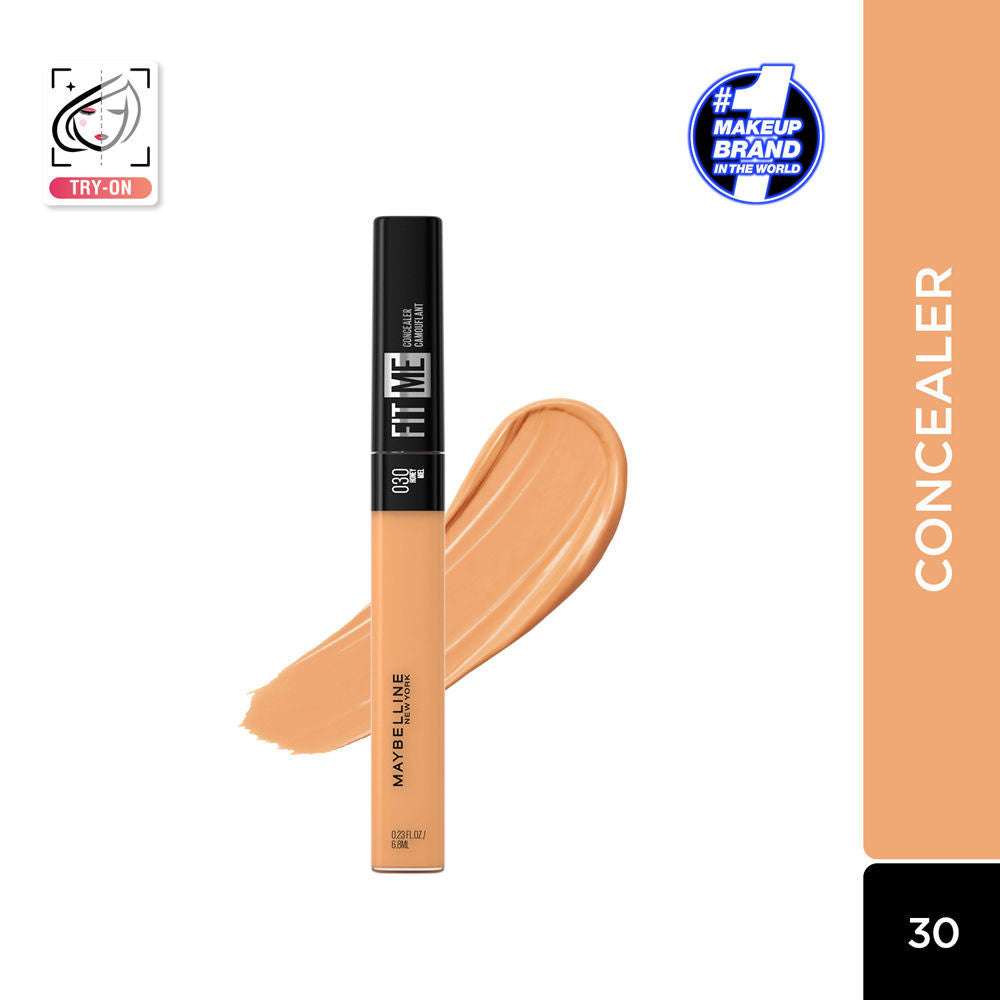 Fit Me Concealer, Oil-free Liquid Concealer for Oily and Dry Skin - Fair - 30 Honey