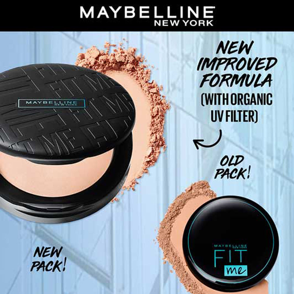 Fit Me Matte + Poreless 16H Oil Control Compact Powder - 310 Sun Beige