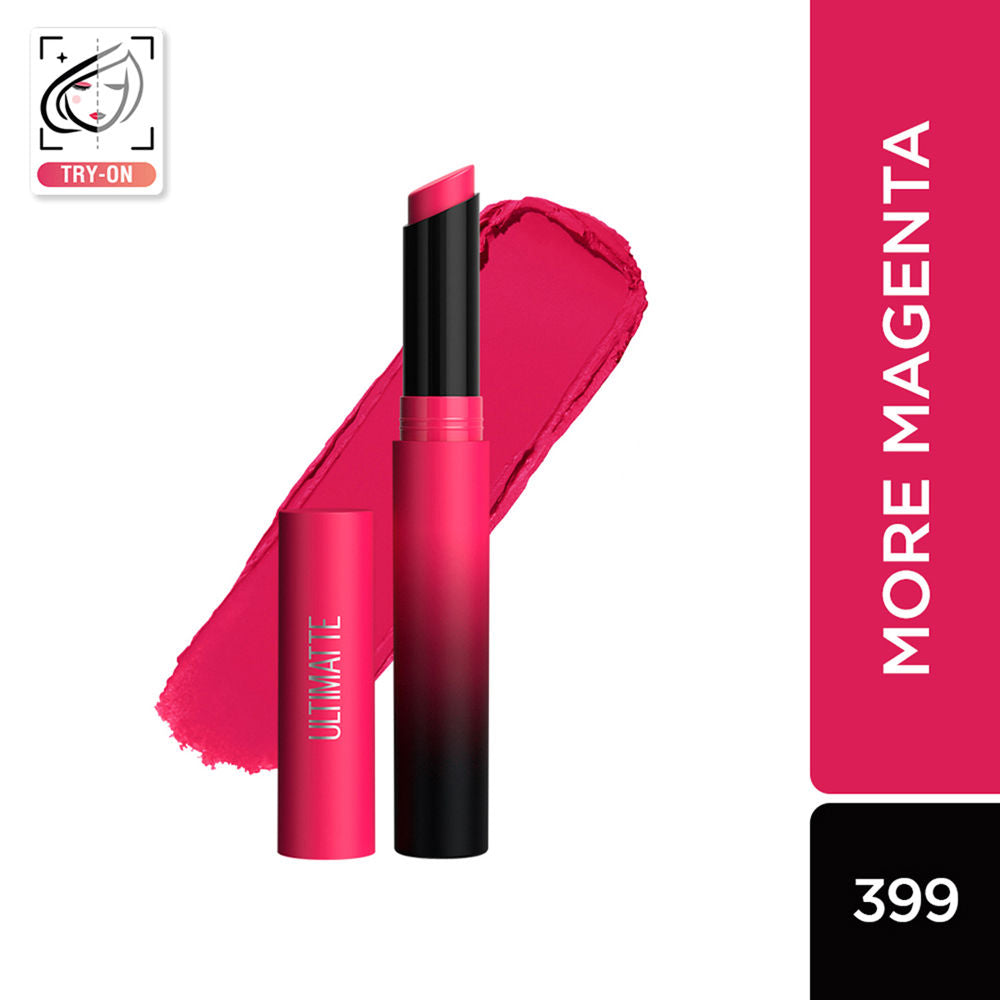 Color Sensational Ultimattes Lipstick, Matte Finish - More Ruby - More Magenta