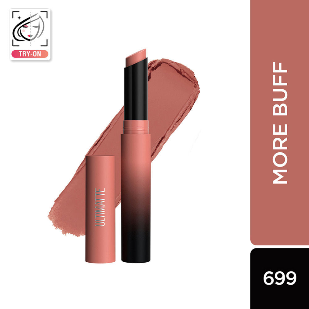 Color Sensational Ultimattes Lipstick, Matte Finish - More Ruby - More Buff