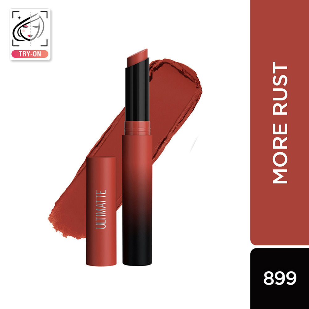 Color Sensational Ultimattes Lipstick, Matte Finish - More Ruby - More Rust