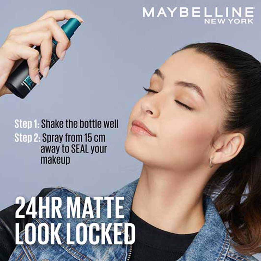 Fit Me Matte + Poreless Setting Spray Transfer-proof 24HR Oil-control Formula