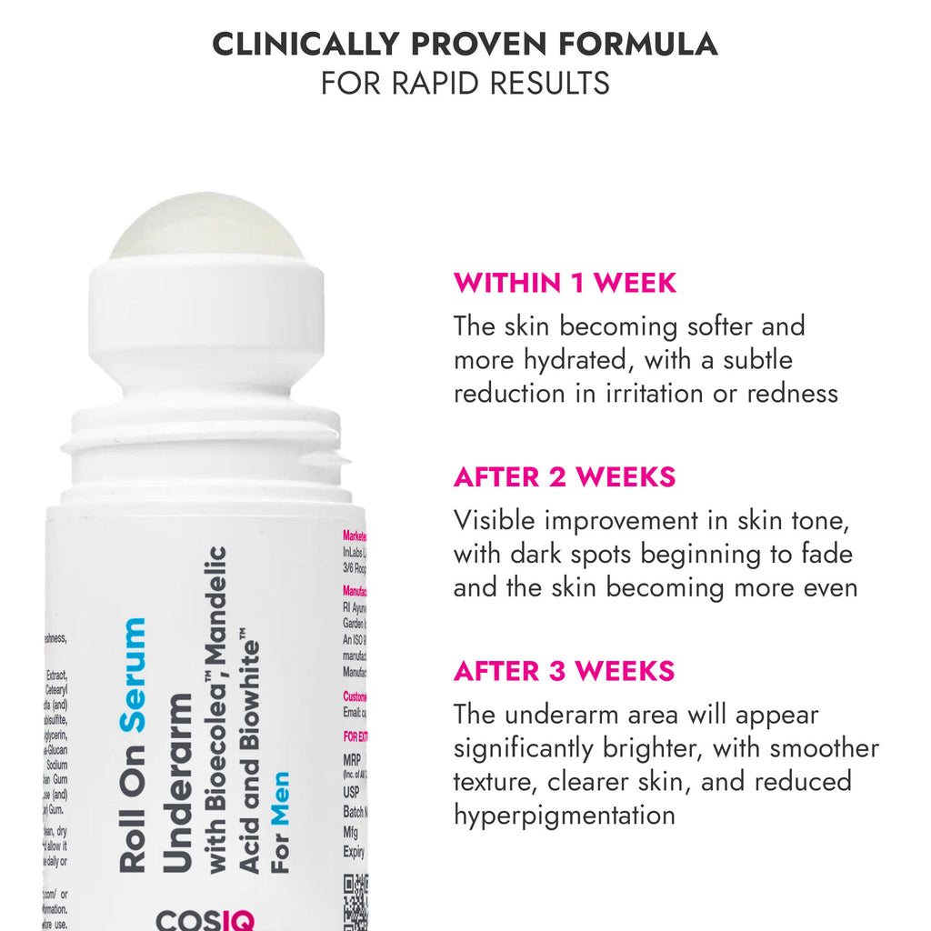 Brightening Underarm Roll On Serum For Men