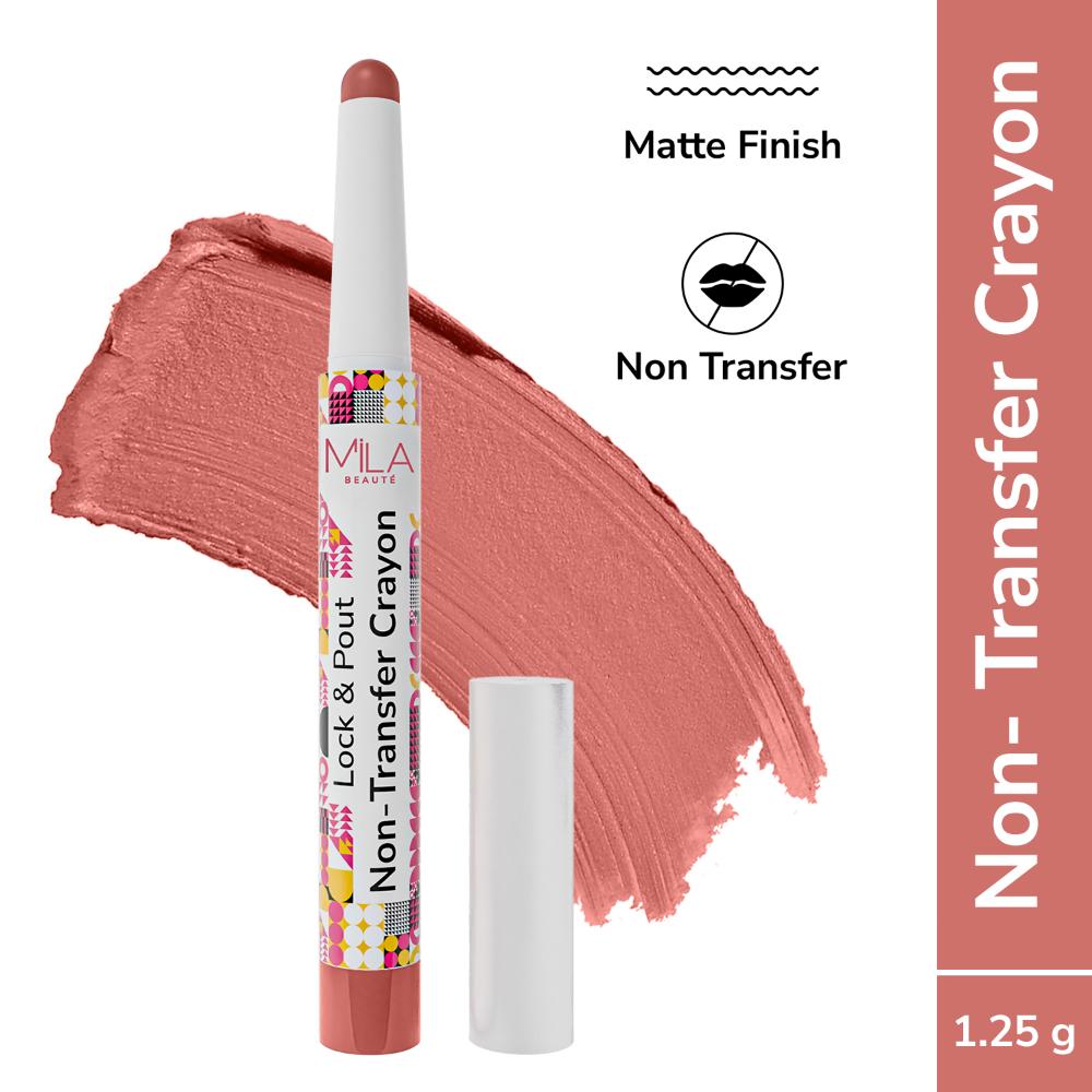 Lock & Pout Transfer - Proof Matte Crayon With Ceramides & Shea Butter - 1 Don't Stare