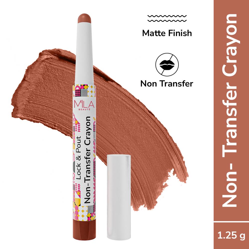 Lock & Pout Transfer - Proof Matte Crayon With Ceramides & Shea Butter - 4 Say Less