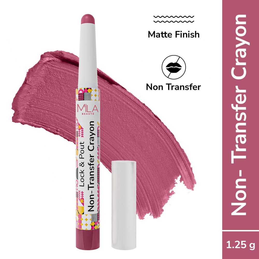 Lock & Pout Transfer - Proof Matte Crayon With Ceramides & Shea Butter - 6 Low Key
