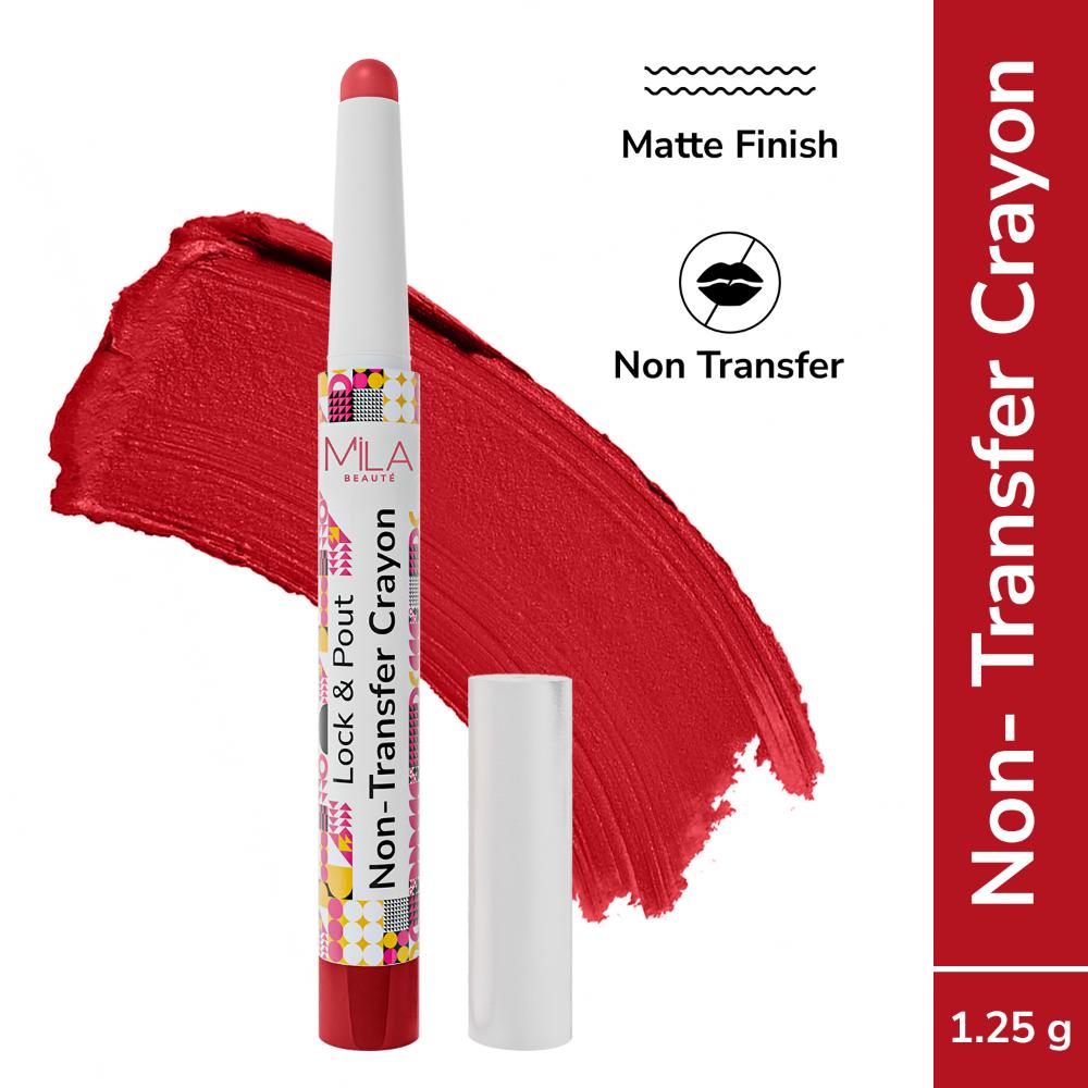 Lock & Pout Transfer - Proof Matte Crayon With Ceramides & Shea Butter - 9 Bye For Now