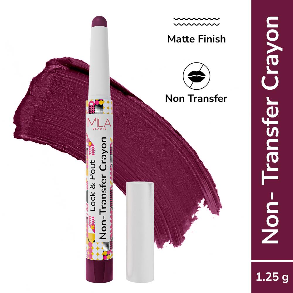 Lock & Pout Transfer - Proof Matte Crayon With Ceramides & Shea Butter - 12 Don't Stop