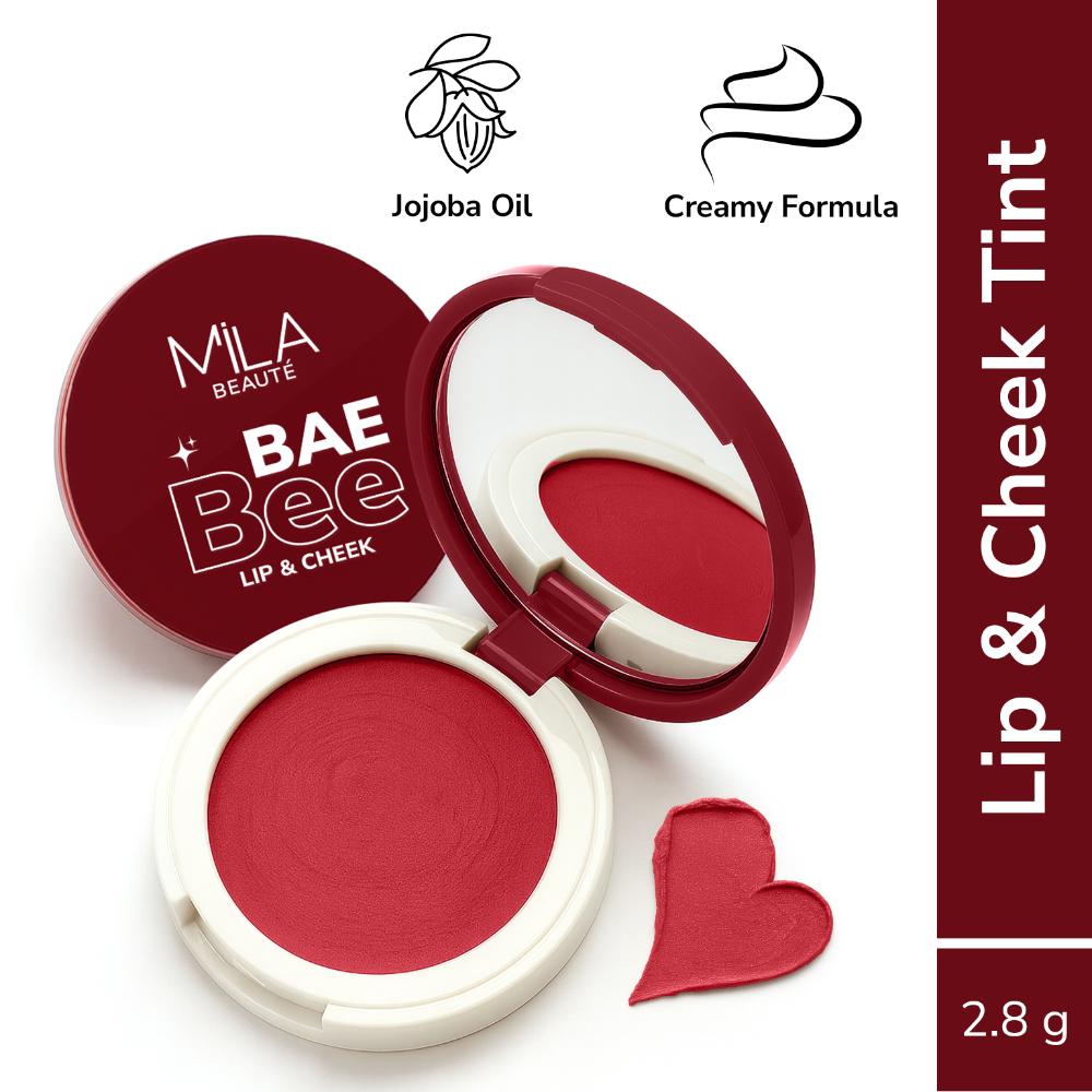 Baebee Lip & Cheek Tint With Jojoba Oil & Vitamin E Shade