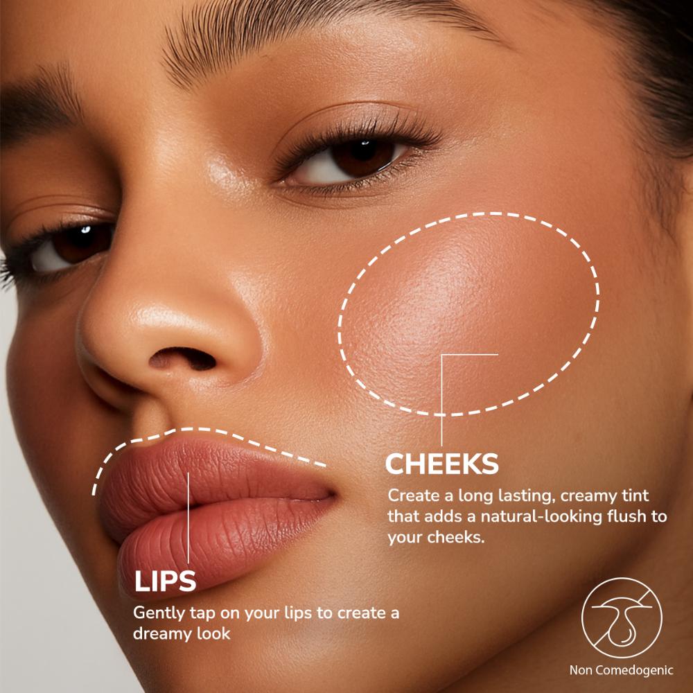Baebee Lip & Cheek Tint With Jojoba Oil & Vitamin E Shade