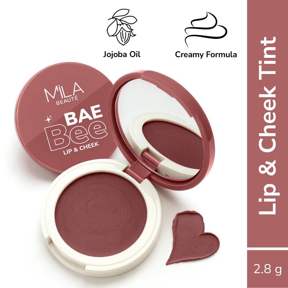 Baebee Lip & Cheek Tint With Jojoba Oil & Vitamin E Shade - 05 Berry Jam
