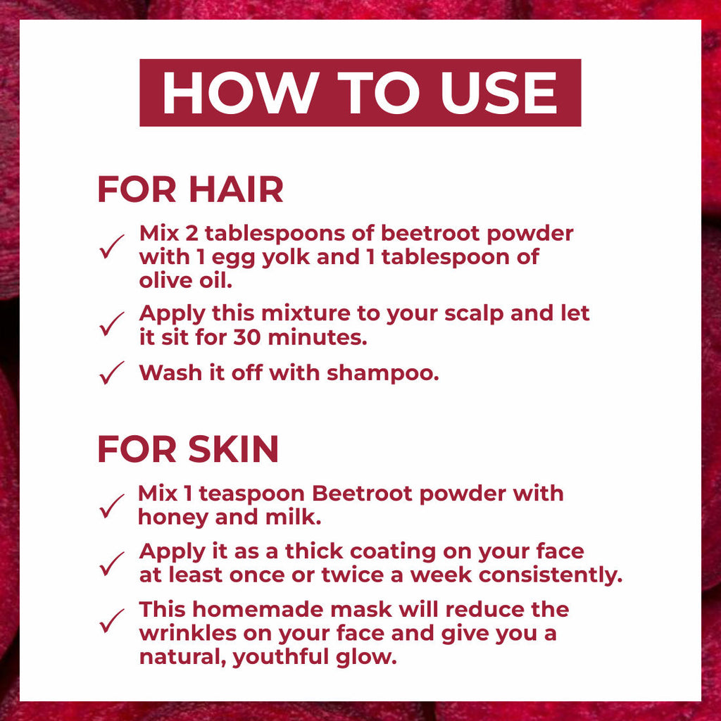 100% Natural & Pure Beetroot Powder