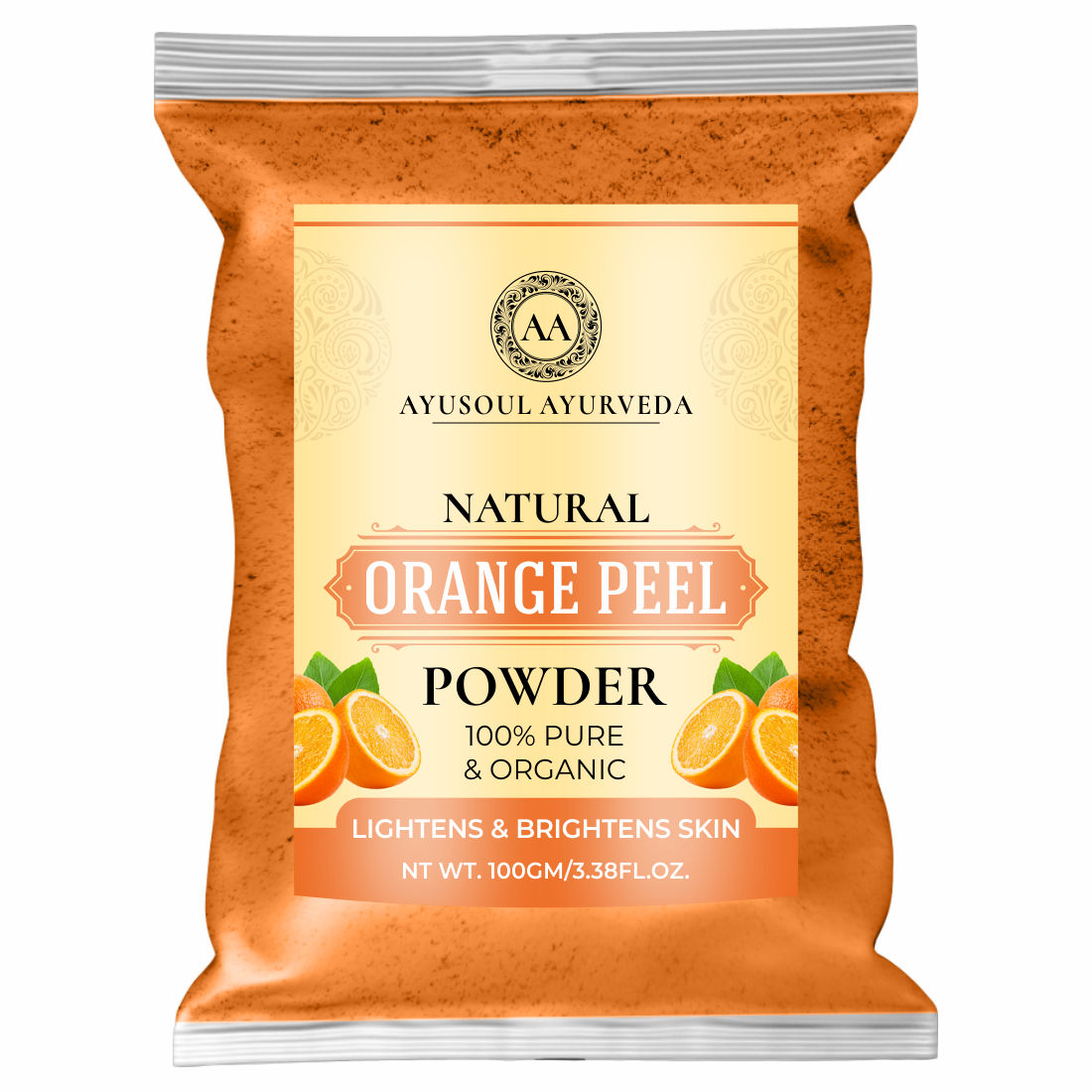 100% Pure Natural & Organic Orange Peel Powder