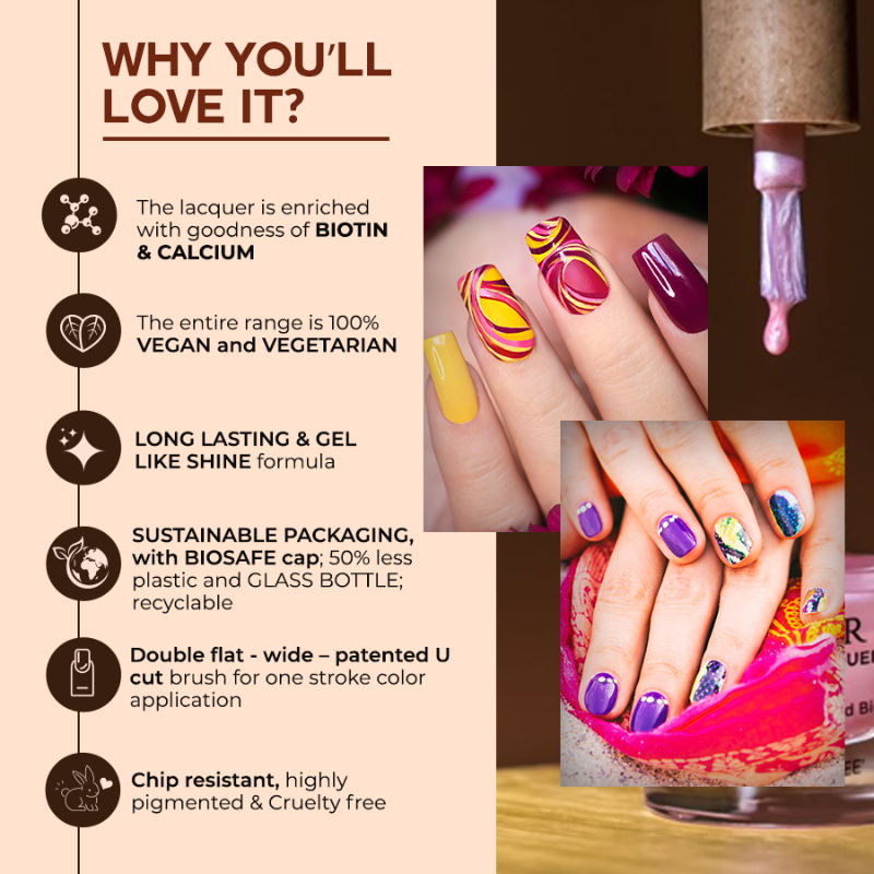 Vegan Nail Lacquer - Honey Bun 101