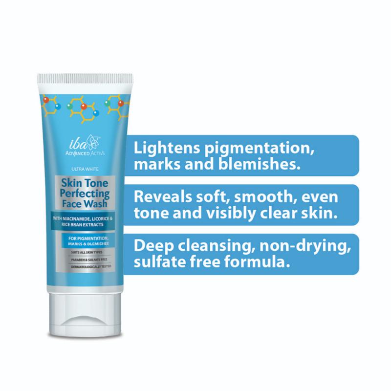 Advanced Activs Ultra White Skin Tone Perfecting Face Wash