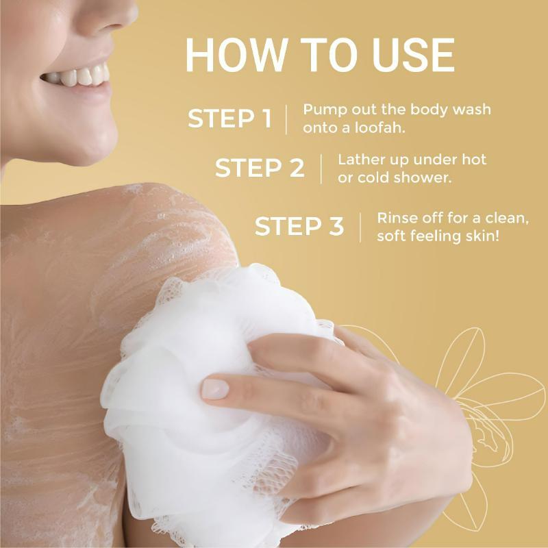 Oatmeal & Shea Creme Body Wash For Softer, Smoother, Nourished Skin