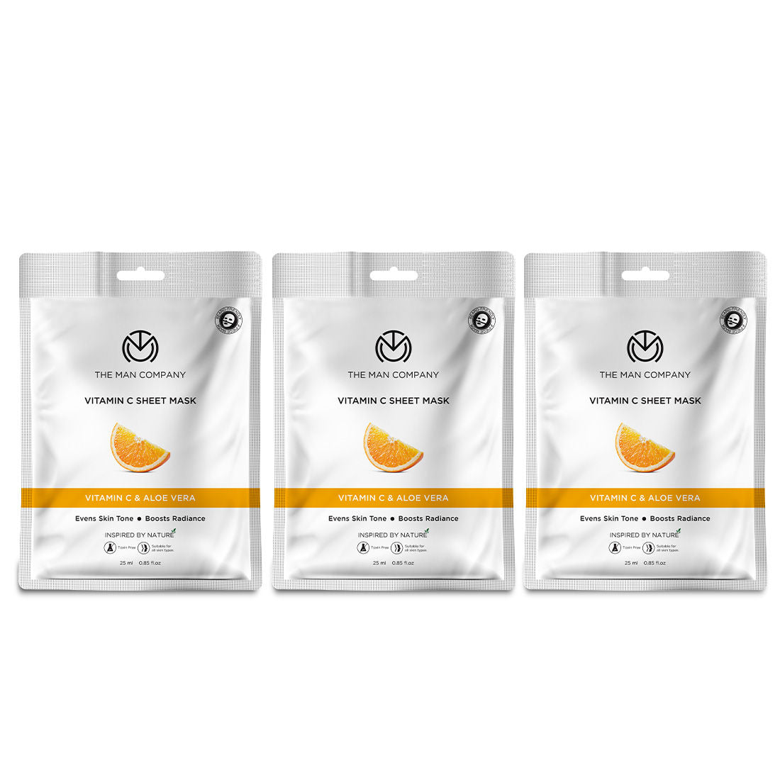 Vitamin C Sheet Mask With Hyaluronic Acid & Lemon