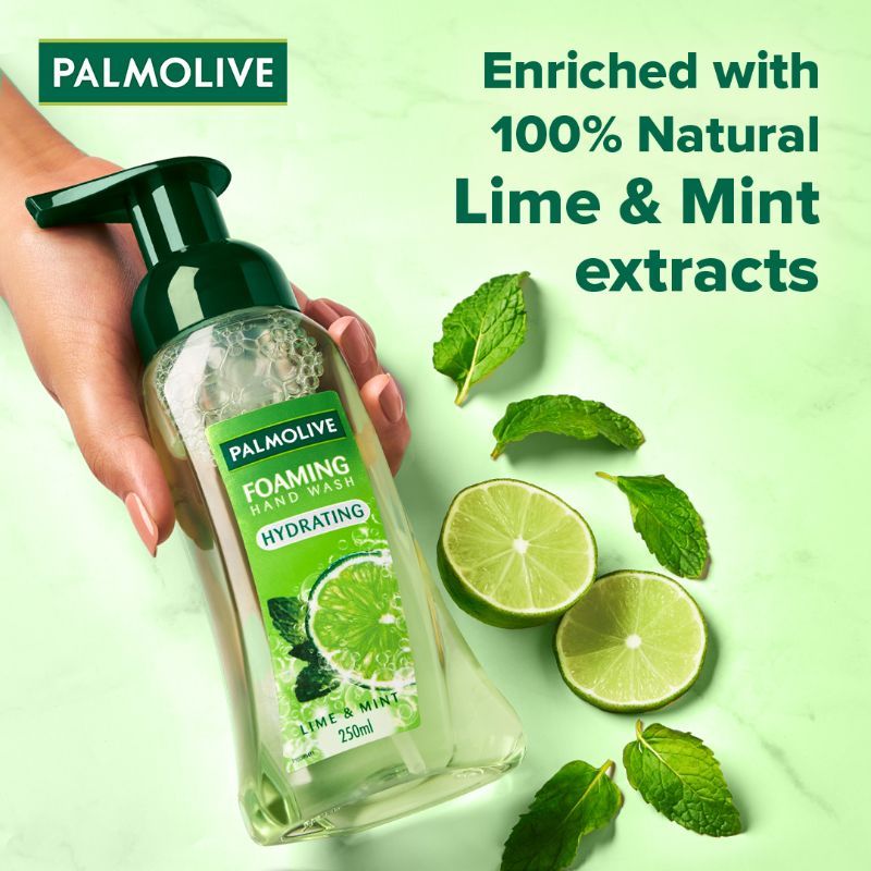 Hydrating Foaming Lime & Mint Hand Wash, Removes 99.9% Germs