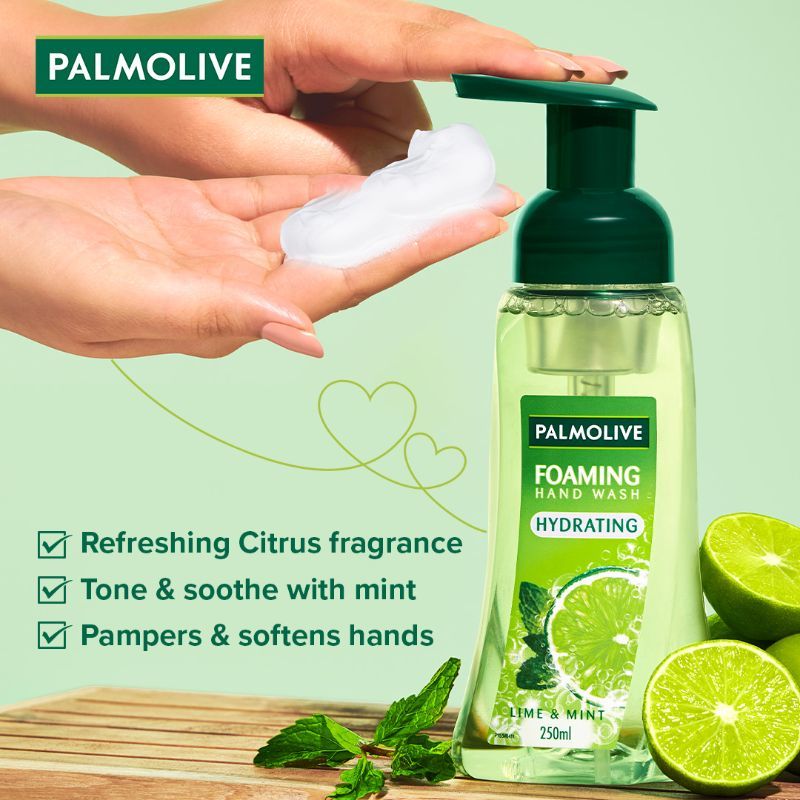Hydrating Foaming Lime & Mint Hand Wash, Removes 99.9% Germs