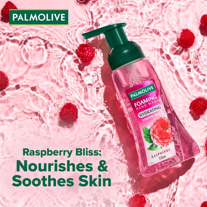 Hydrating Foaming Raspberry Hand Wash, Removes 99.9% Germs