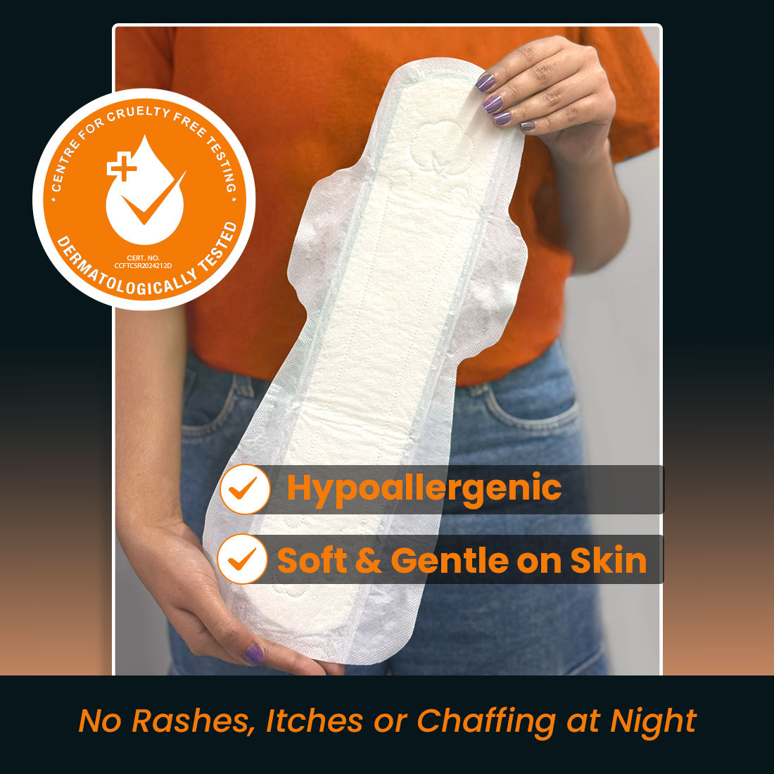 XXXL Relax Nights Ultra-Thin Overnight Sanitary Pads For Heavy Flow