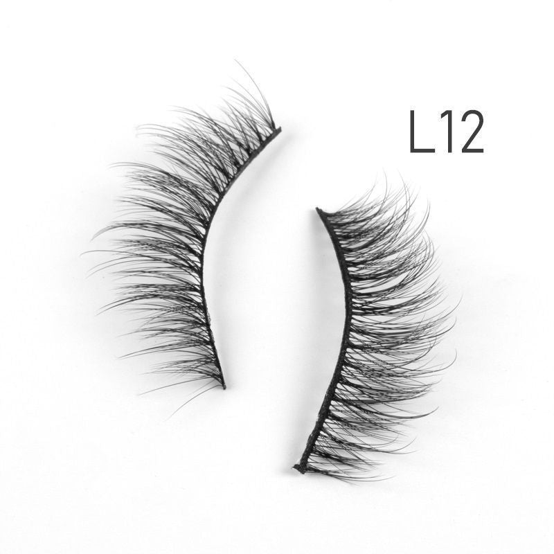 Eyelash Set 3D False Long And Natural Eye Makeup No. L12