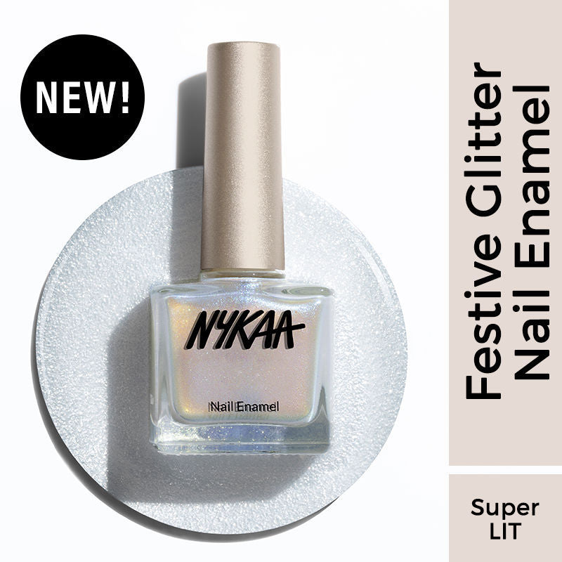Nykaa Glitter Nail Enamel - Super LIT 459