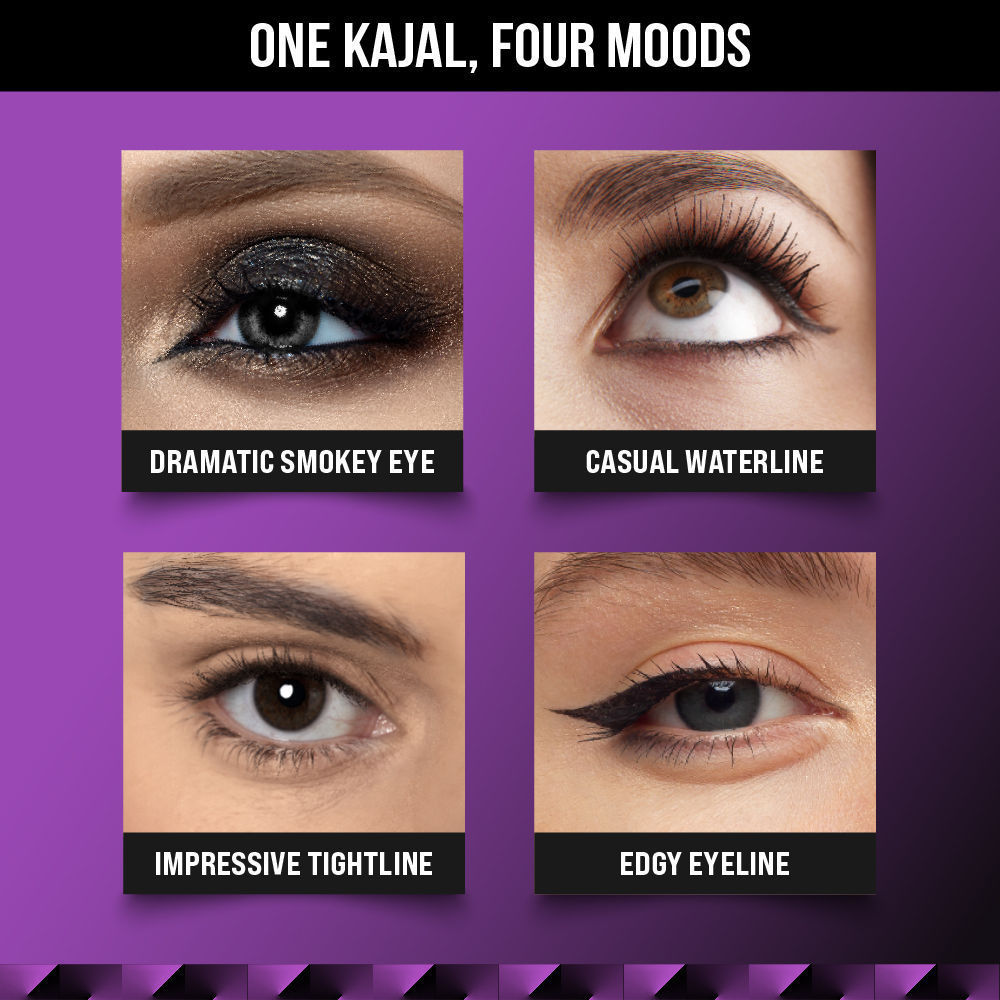 All Eyes On You Intense Black Matte Waterproof Kajal | 01 Blackest Black