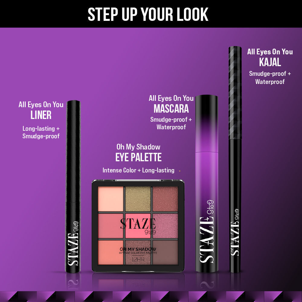 All Eyes On You Intense Black Matte Waterproof Kajal | 01 Blackest Black