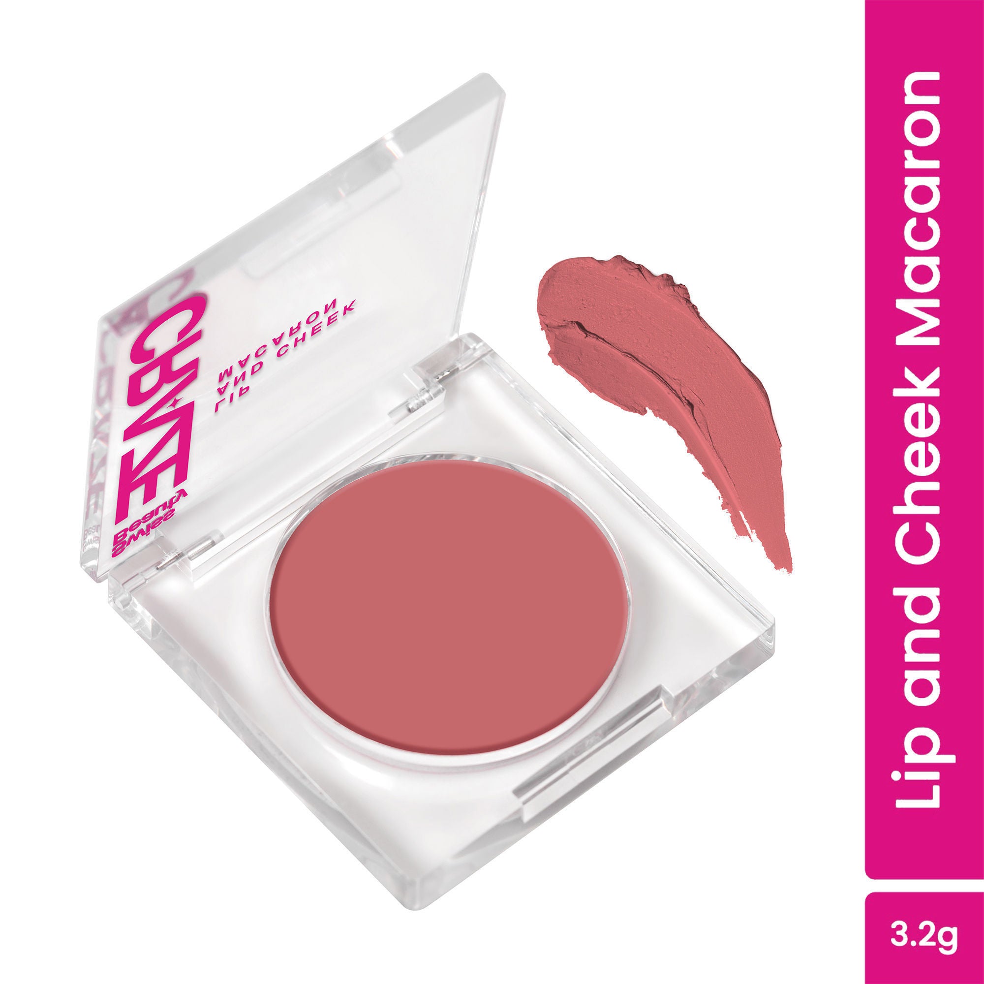 CRAZE Lip & Cheek Macaron With Vitamin E And Olive Oil - 04 Pink Jelly