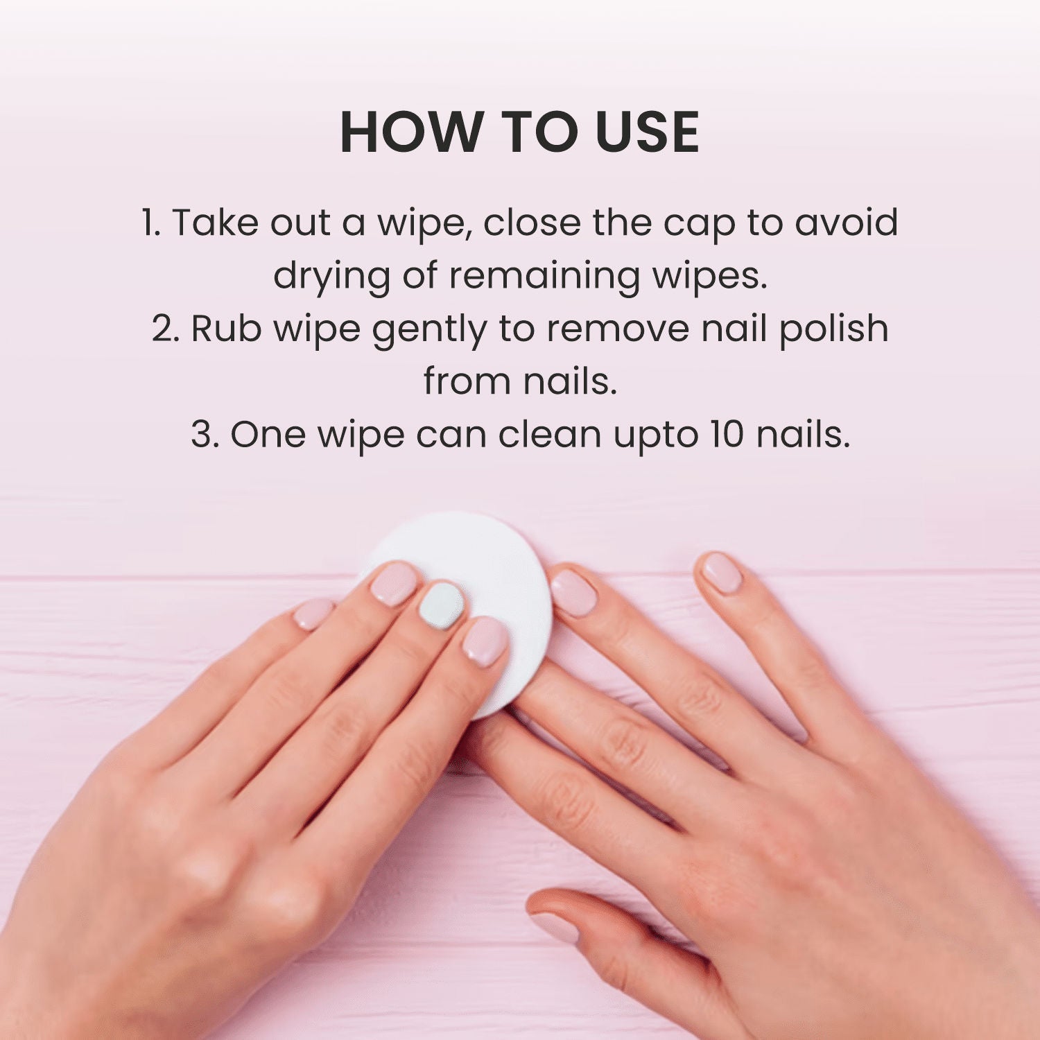 Instant Nail Polish Remover Wipes - 01 Lemon