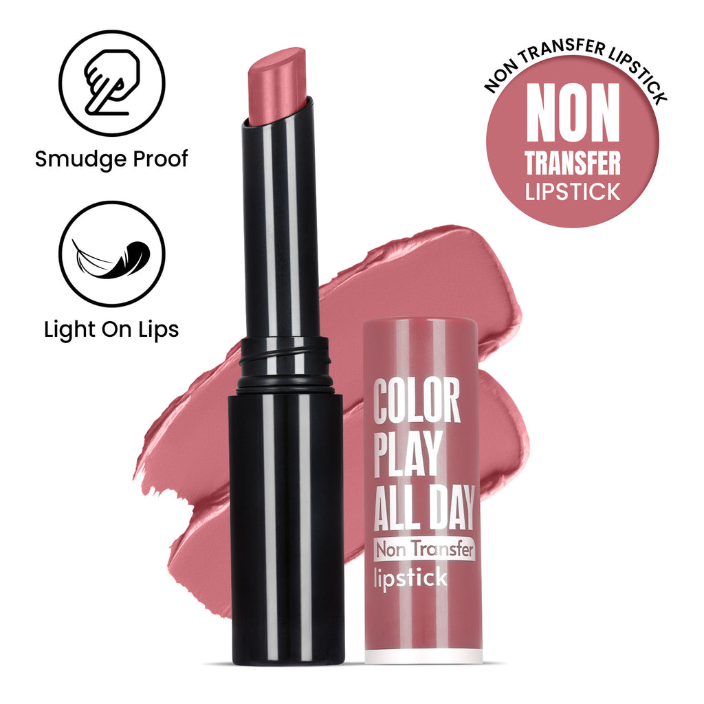 Play All Day Non Transfer Lipstick