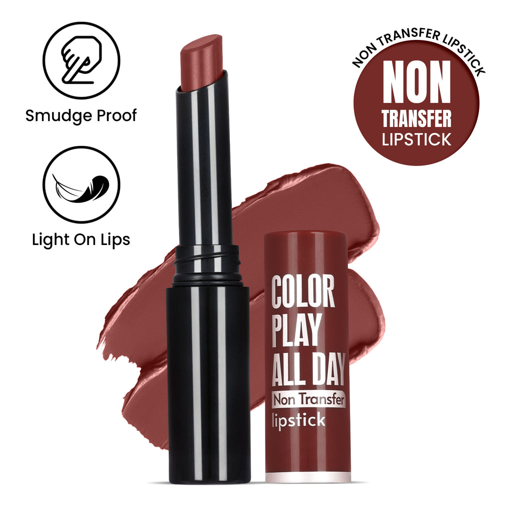 Play All Day Non Transfer Lipstick - Mulberry